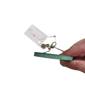 5/$25 Green Glitter Adjustable Bangle Bracelet